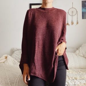 Moth Anthropologie Mock Neck Sweater